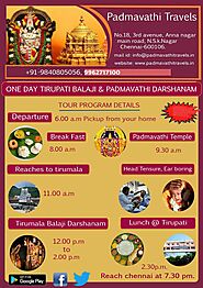 Chennai to Tirumala Packages - Padmavanthi Travels