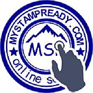 Stamp maker online from MyStampReady help to to create a seal in tree steps