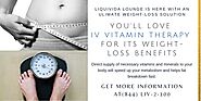Losing Weight has not been easier before LQV Vitamins IV drip