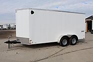 7x14 Enclosed Cargo Trailer For Rent in OC | Trailer Rental Services