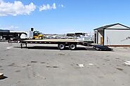 7x25 Flatbed Trailer - Low-Pro Pintle | Trailer Rental Services