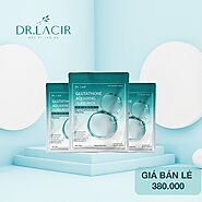 Website at https://drlacir.vn/product/mat-na-glutathione-thuy-tinh-cang-bong/