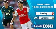 Trực tiếp Burnley vs Arsenal 19h30 ngày 06/03/2021 SBONGDA.TV