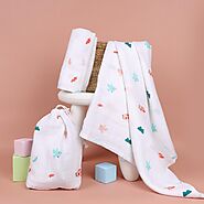 Buy Pink Bunnies Organic Swaddle - 2 pack: Kicks & Crawl