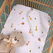 Buy Forest Friends Organic Crib Sheet: Kicks & Crawl