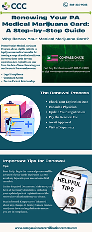 Renewing Your PA Medical Marijuana Card A Step by Step Guide