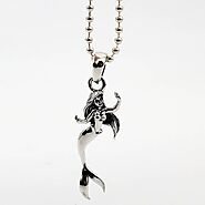 Sterling Silver Mermaid Pendant Necklace - VVV Jewelry