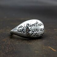 'Inspiration Is What Are To You' Love Ring - VVV Jewelry