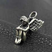 Nude Girl With Wing Pendant - VVV Jewelry