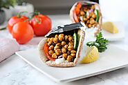 15 Minute Chickpea Gyros - I Heart Vegetables