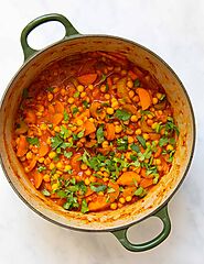 15 Minute Chickpea Stew - Healthy Living James Hearty Gluten-free & Vegan Stew for £5!