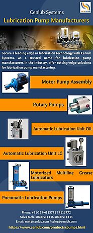 Lubrication Pump Manufacturers