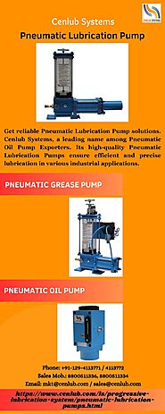 Best Pneumatic Lubrication Pump