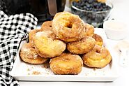 Easy Cinnamon Sugar Air Fryer Biscuit Donuts Recipe