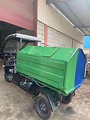 E Rickshaw Garbage Tipper - Waste Handling Equipments India | Green Enviro Equipment