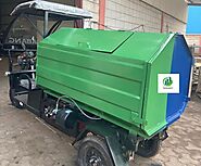 E Rickshaw Garbage Tipper Waste Handling Equipments India | Green Enviro Equipment