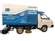 Mini Road Sweeper Machine Manufacturers and Suppliers India, Aman cleaning