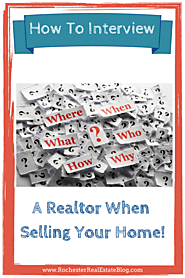 Tips to Interview Realtor's to Sell Your Home