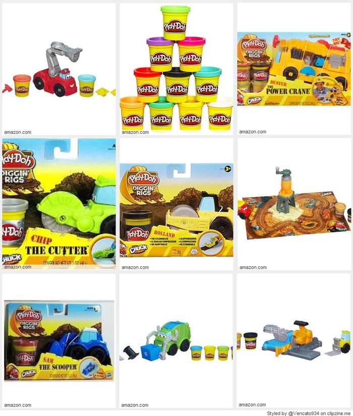 Play doh diggin rigs power crane shop