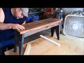 Distressing a Wood Bench