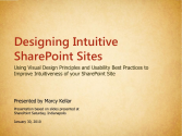Designing Intuitive SharePoint Sites
