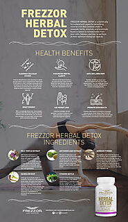 Health Benefits Of Herbal Detox Infographics