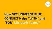 What are the features of NEC UNIVERGE Blue Connect?