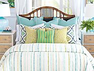 Bedroom Decor Style with Barclay Azul Bedding Linens