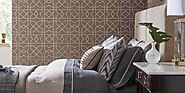 Make your Home Interiors Dazzling with Barclay Butera Geometric Wallcovering