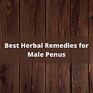Herbal Remedies for Male Penus