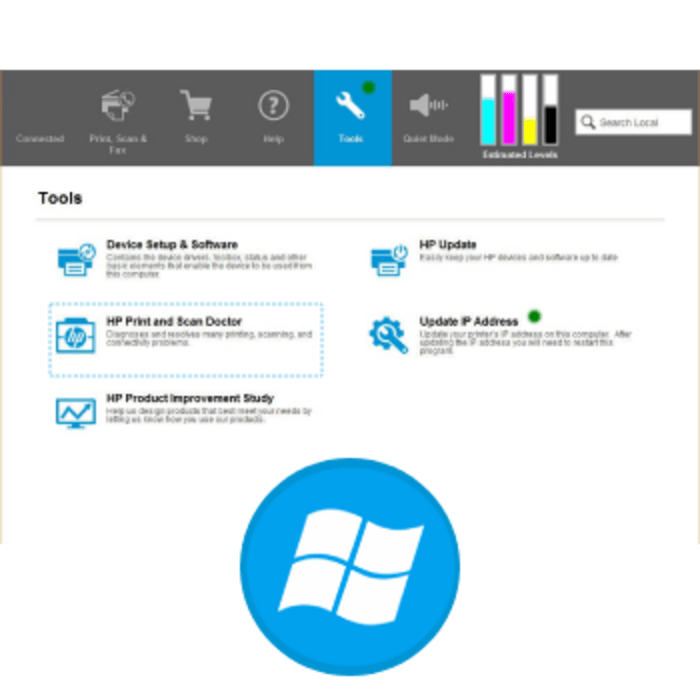 hp print and scan doctor for windows 10