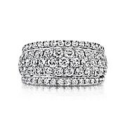 Deutsch Signature Wide Micro Pave Domed Eternity Band