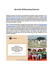 Benefits Of Boarding Schools | edocr