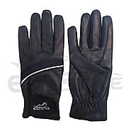 Website at https://equistl.com/product/horse-riding-gloves-black-waterproof-leather/