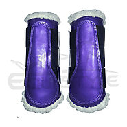 Website at https://equistl.com/product/horse-brushing-boots-fleece-lined/