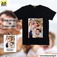Get Cotton Fabric Customized T shirts from Beyoung