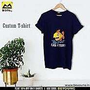 Buy Customized T Shirts in a Unique Color @ Beyoung