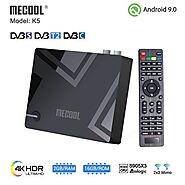 MECOOL K5 DVB T2 + S2 + C Hybrid TV Box 2GB RAM + 16GB ROM Amlogic S905X3 High-Performance CPU