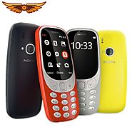 Original Nokia 3310 Cellphone (2017) With US/UK/EU/AU Charger 2.4-inch Screen 2G 2MP Dual SIM Cards Mobile Phone