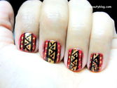 Tribal Nail Art Design - Luv4BeautyBlog