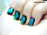 Foil Nail Art Design - Luv4BeautyBlog