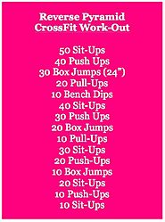 Reverse Pyramid Crossfit Workout