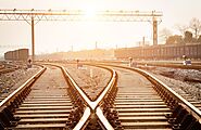 What are the important components of a railway track?