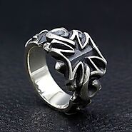 Website at https://www.vvvjewelry.com/shop/mens-sterling-silver-iron-cross-ring/