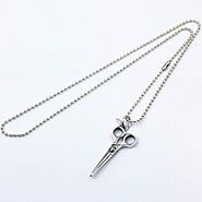 Silver Scissors Pendant Necklace - VVV Jewelry
