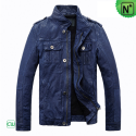 Blue Motorcycle Leather Jackets CW813087 - m.cwmalls.com
