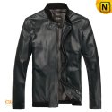Mens Blue Leather Jackets uk CW812217 - m.cwmalls.com