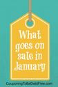What Goes On Sale in January - www.couponingtobedebtfree.com