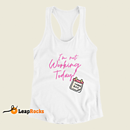I m not Working Today LR#10103 (Women's Tank Tops)