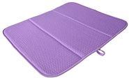 Microfiber Pad Kithcen Dish Drying Mats Super Absorbent (16"x18",Purple)